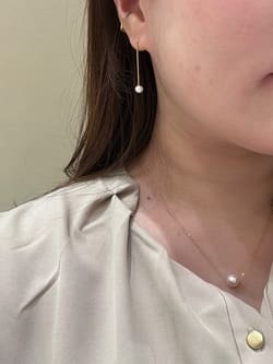 K10YG 淡水パール ピアス|festaria Online Shop(フェスタリア
